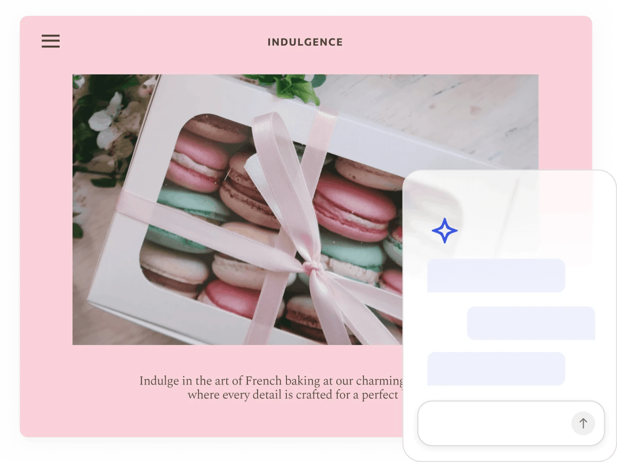 WordPress AI interface.